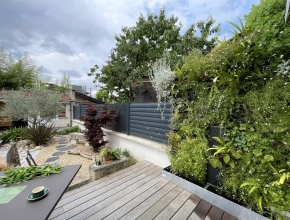Aménagement végétal extérieur sur mesure