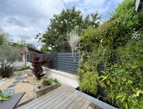 Aménagement végétal extérieur sur mesure