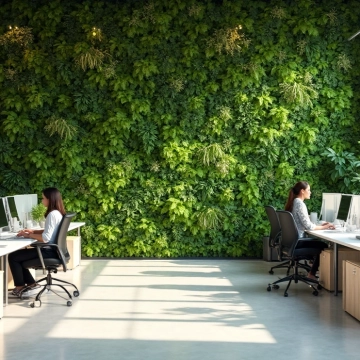 Pourquoi installer un mur végétal dans un bureau d'entreprise ?