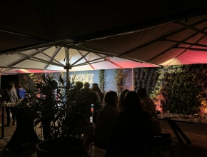 Aménagement et entretien végétal au restaurant Bazalt à Agen