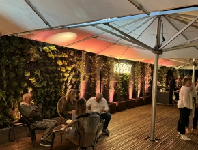 Aménagement et entretien végétal au restaurant Bazalt à Agen