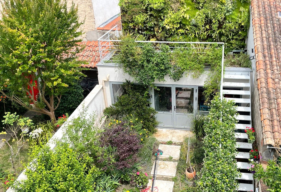Aménagement végétal de terrasse